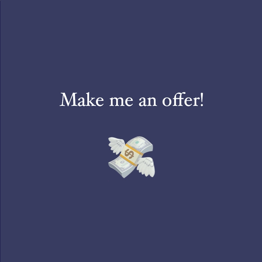 Offers welcome!